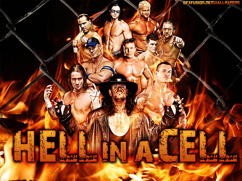 wwe raw wallpaper. WWE: Hell in a cell wallpaper